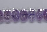 CNA810 15.5 inches 8*12mm rondelle natural light amethyst beads