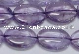 CNA833 15.5 inches 15*20mm oval natural light amethyst beads