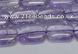 CNA850 15.5 inches 10*14mm rectangle natural light amethyst beads