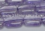 CNA852 15.5 inches 13*18mm rectangle natural light amethyst beads