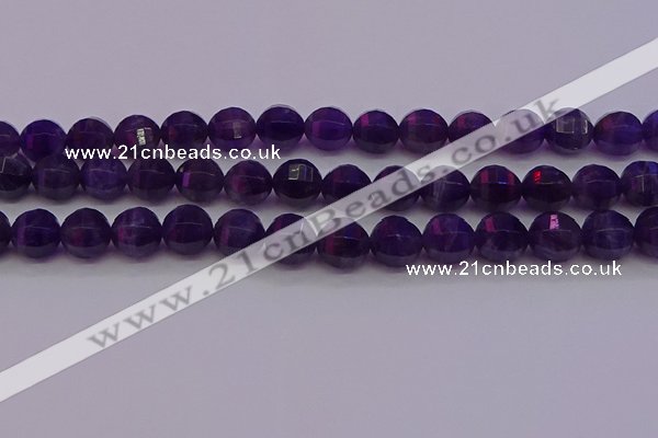 CNA934 15.5 inches 12mm pumpkin amethyst gemstone beads