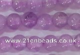 CNA950 15.5 inches 4mm round natural lavender amethyst beads