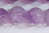 CNA955 15.5 inches 10mm round natural lavender amethyst beads