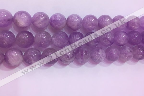 CNA958 15.5 inches 16mm round natural lavender amethyst beads