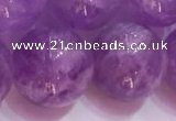 CNA959 15.5 inches 18mm round natural lavender amethyst beads