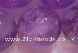 CNA960 15.5 inches 20mm round natural lavender amethyst beads