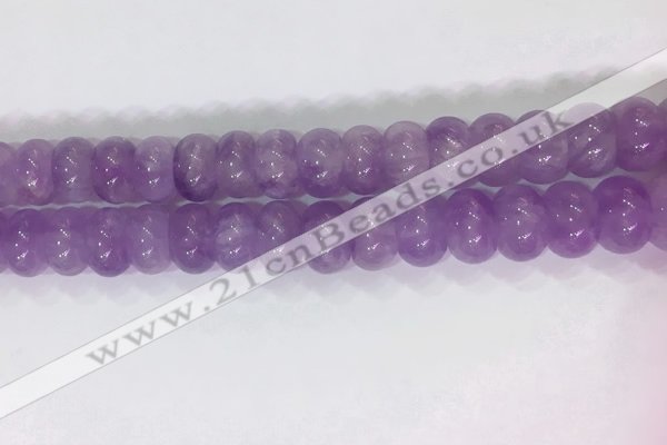 CNA972 15.5 inches 9*12mm faceted rondelle lavender amethyst beads