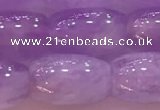 CNA975 15.5 inches 8*12mm drum natural lavender amethyst beads