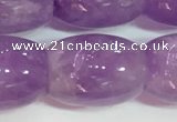 CNA978 15.5 inches 13*18mm drum natural lavender amethyst beads