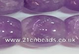 CNA979 15.5 inches 15*20mm drum natural lavender amethyst beads