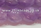 CNA980 15.5 inches 12*12mm drum natural lavender amethyst beads