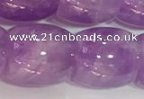 CNA982 15.5 inches 16*16mm drum natural lavender amethyst beads