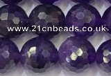 CNA993 15.5 inches 10mmm faceted round amethyst beads wholesale