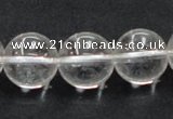 CNC06 15.5 inches 16mm round grade AB natural white crystal beads