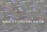 CNC204 15.5 inches 12mm round AB-color white crystal beads