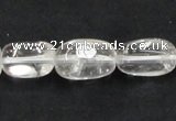 CNC22 10*16mm nugget grade AB natural white crystal beads