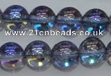 CNC302 15.5 inches 8mm round AB-color white crystal beads