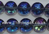 CNC303 15.5 inches 10mm round AB-color white crystal beads