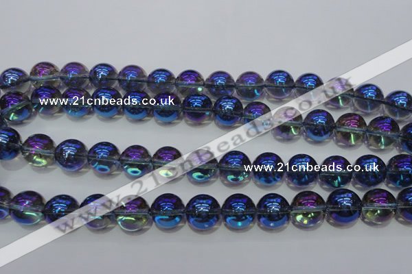 CNC303 15.5 inches 10mm round AB-color white crystal beads