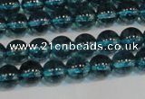 CNC420 15.5 inches 4mm round dyed natural white crystal beads