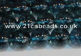 CNC423 15.5 inches 10mm round dyed natural white crystal beads