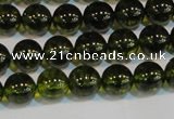 CNC430 15.5 inches 4mm round dyed natural white crystal beads