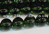 CNC443 15.5 inches 10mm round dyed natural white crystal beads