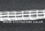 CNC60 15.5 inches 8*8mm cube grade A natural white crystal beads