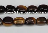 CNG01 15.5 inches 9*12mm nuggets yellow tiger eye gemstone beads