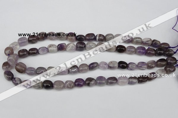 CNG04 15.5 inches 9*12mm nuggets amethyst gemstone beads