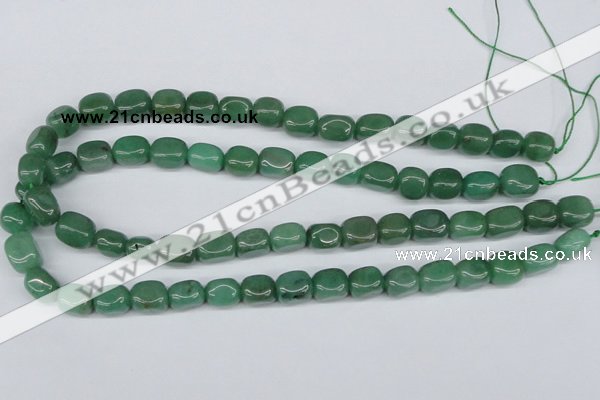 CNG08 15.5 inches 9*12mm nuggets green aventurine beads