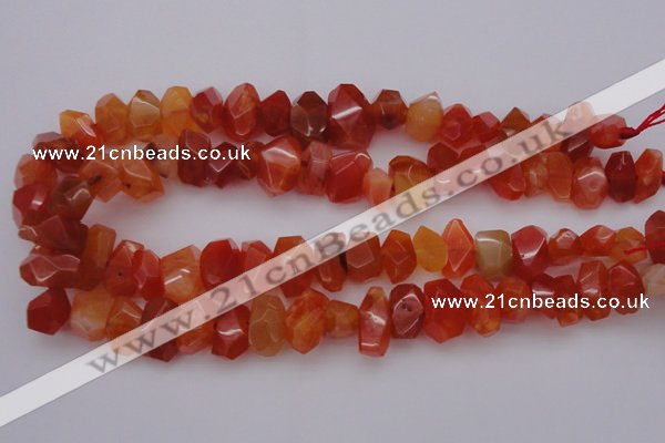 CNG1025 15.5 inches 10*14mm - 15*20mm faceted nuggets carnelian beads