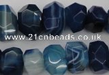 CNG1036 15.5 inches 10*14mm - 13*18mm faceted nuggets agate beads