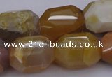 CNG1070 15.5 inches 13*18mm - 16*22mm faceted nuggets Botswana agate beads