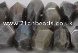 CNG1073 15.5 inches 12*16mm - 15*20mm faceted nuggets labradorite beads