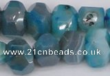 CNG1078 15.5 inches 10*14mm - 15*20mm faceted nuggets agate beads