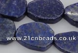 CNG1087 15.5 inches 20*25mm - 22*28mm freeform lapis lzuli beads