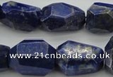 CNG1089 15.5 inches 15*20mm - 18*25mm faceted nuggets lapis lzuli beads