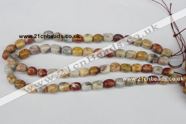 CNG11 15.5 inches 9*12mm nuggets agate gemstone beads