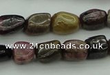 CNG1107 15.5 inches 8*12mm - 10*14mm nuggets tourmaline beads