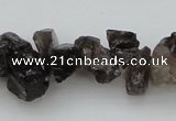 CNG1122 15.5 inches 8*12mm - 13*18mm nuggets smoky quartz beads