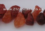 CNG1123 15.5 inches 8*12mm - 13*18mm nuggets red agate beads