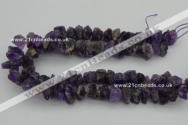 CNG1138 15.5 inches 8*12mm - 13*18mm nuggets amethyst beads