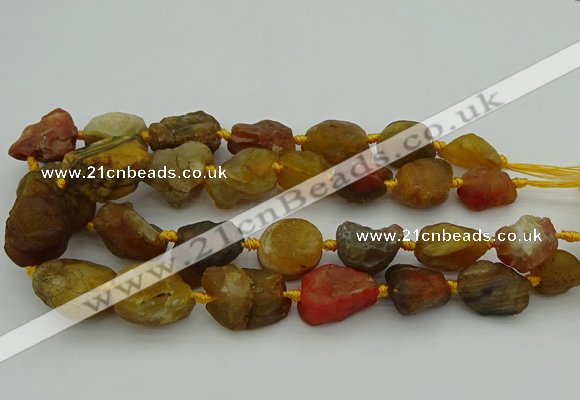 CNG1168 15.5 inches 15*25mm - 25*30mm nuggets agate beads