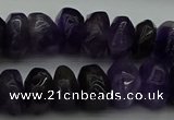 CNG1180 15.5 inches 6*14mm - 8*14mm nuggets amethyst beads