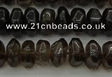 CNG1181 15.5 inches 6*14mm - 8*14mm nuggets smoky quartz beads