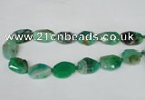 CNG1204 15.5 inches 20*30mm - 25*35mm freeform agate beads