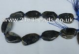 CNG1219 15.5 inches 25*30mm - 30*45mm freeform agate beads