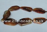 CNG1235 15.5 inches 25*40mm - 30*55mm freeform agate beads