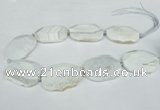 CNG1242 15.5 inches 30*40mm - 40*50mm freeform agate beads